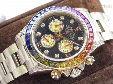 rolex daytona rainbow replica kaufen|Rolex daytona rainbow for sale.